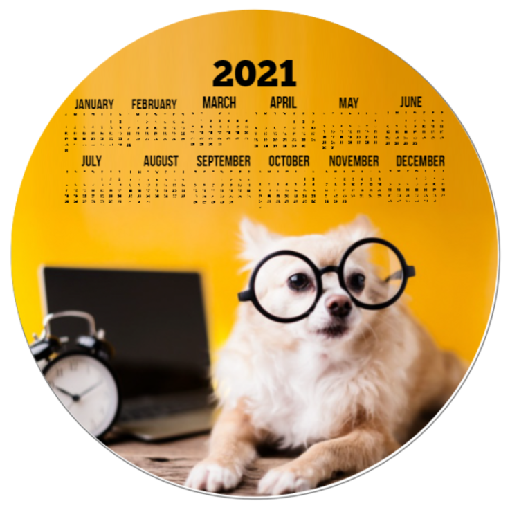 Mouse Pad Calendar 2021 #124544 - Calendar Custom Made