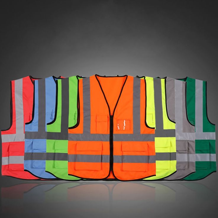 Safety Reflective Vest With Pockets - Safety Vest
