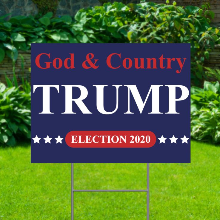 Trump Election 2020 Political Yard Signs - Trump