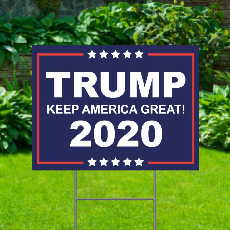 Trump Keep America Great 2020 Political Yard Signs - Trump 