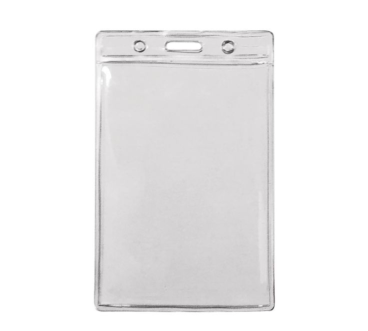 Plastic Badge Holders  - 3 Inch x 5.25 Inch - 