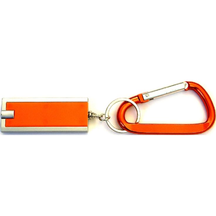Orange - Flashlight Keychain