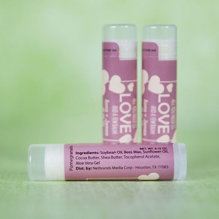 Translucent Flavored Beeswax Lip Balm with One Imprint Color - Sunscreen