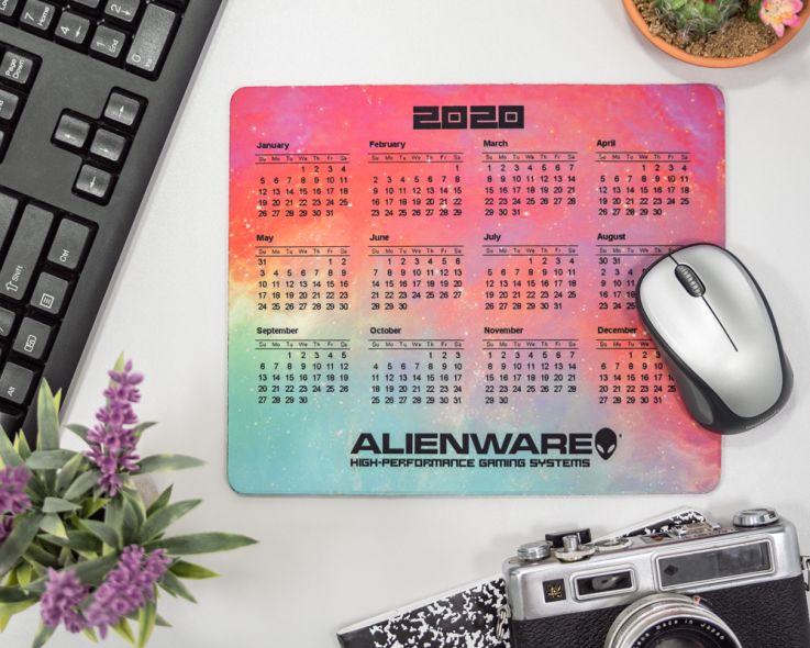 1 - Full Color 2020 Calendar Rectangle Mouse Pads - Calendar