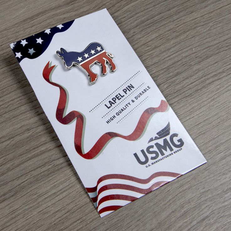 1 Democratic Party Stock Lapel Pin - America
