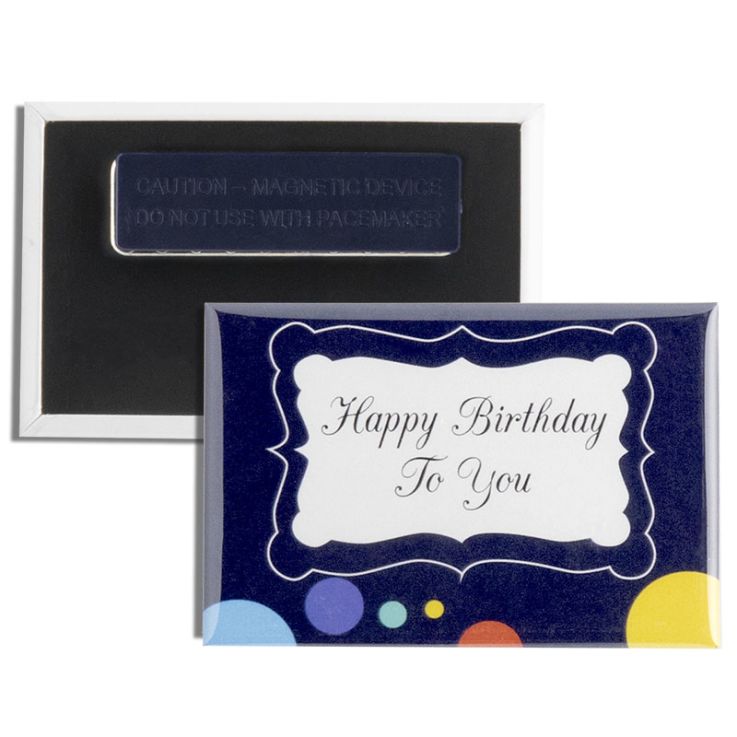 2 x 3 Inch Rectangle Wearable Clothing Magnet Buttons - Clothing
