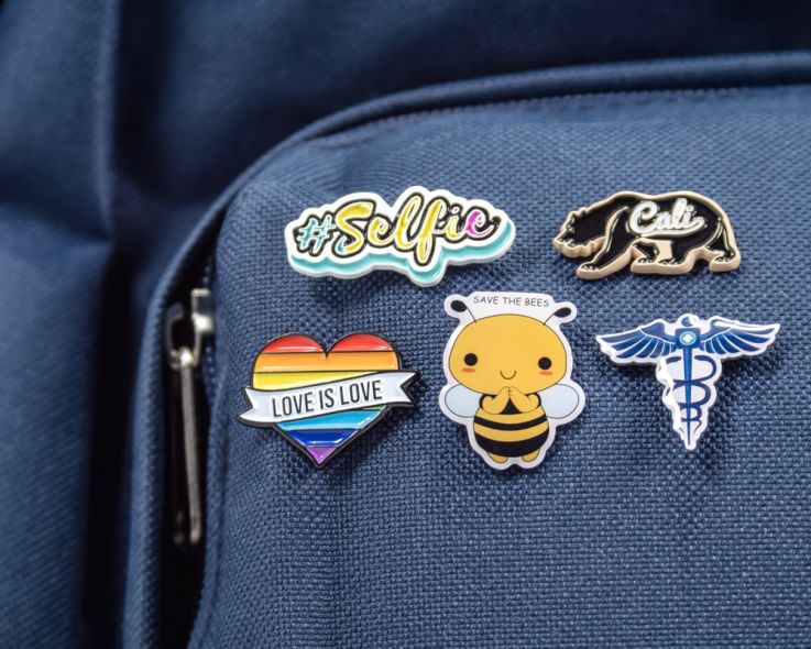 Stock Lapel Pins - California

