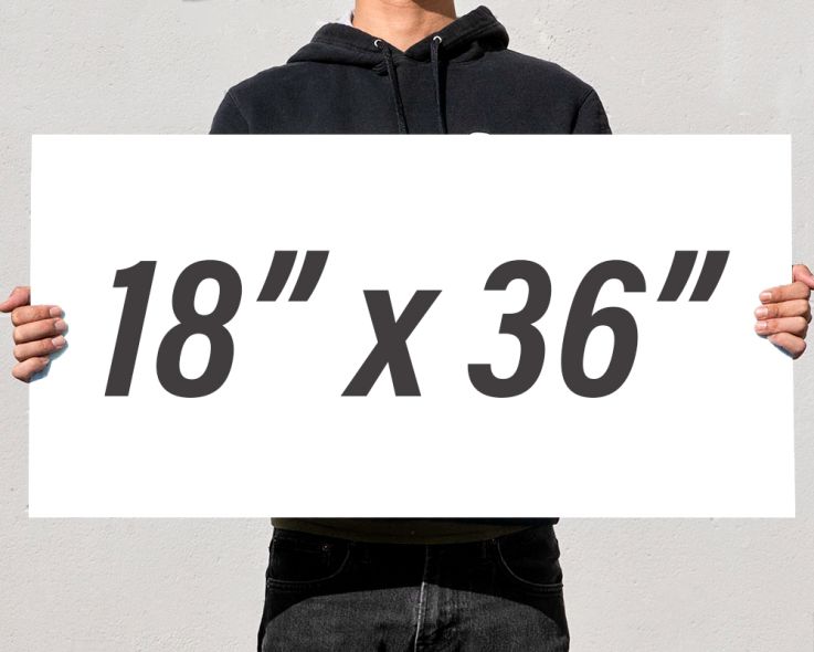18 x 36 Inch  - Custom Big Checks
