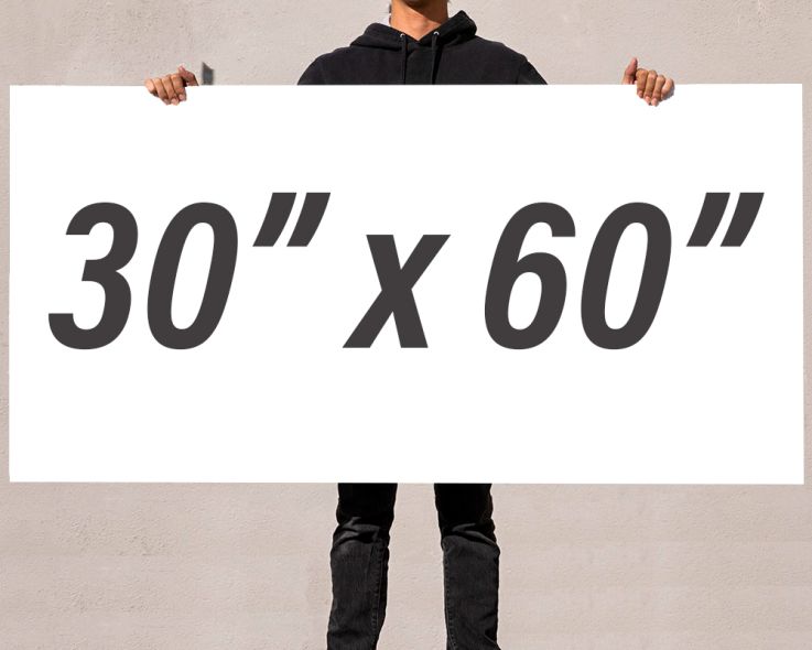 30 x 60 Inch - Custom Giant Checks