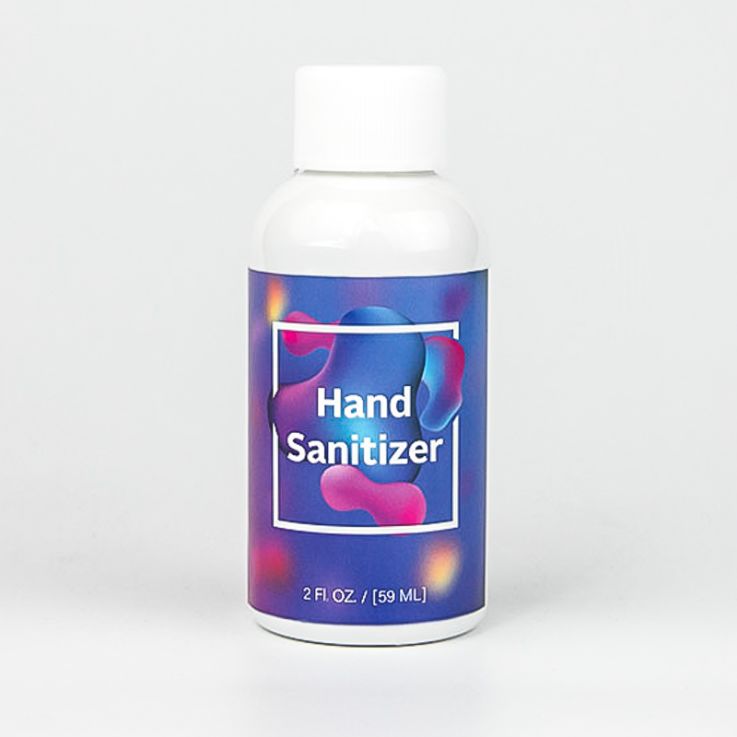 2 Oz Hand Sanitizers with Full Color Custom Label - Spa Products