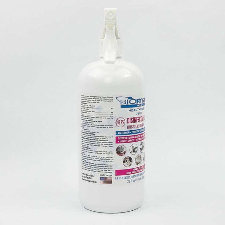 Liquid Disinfectant Solution 32 Oz Made In USA - 1 Gallon Solution