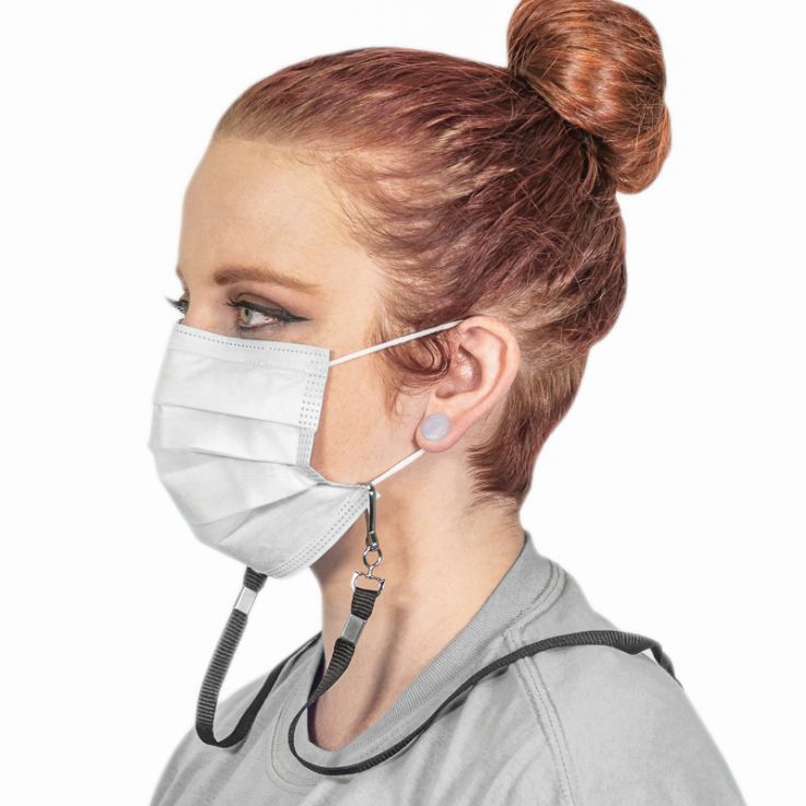 04_Disposable Face Mask With Lanyard_4Ply - Face Masks