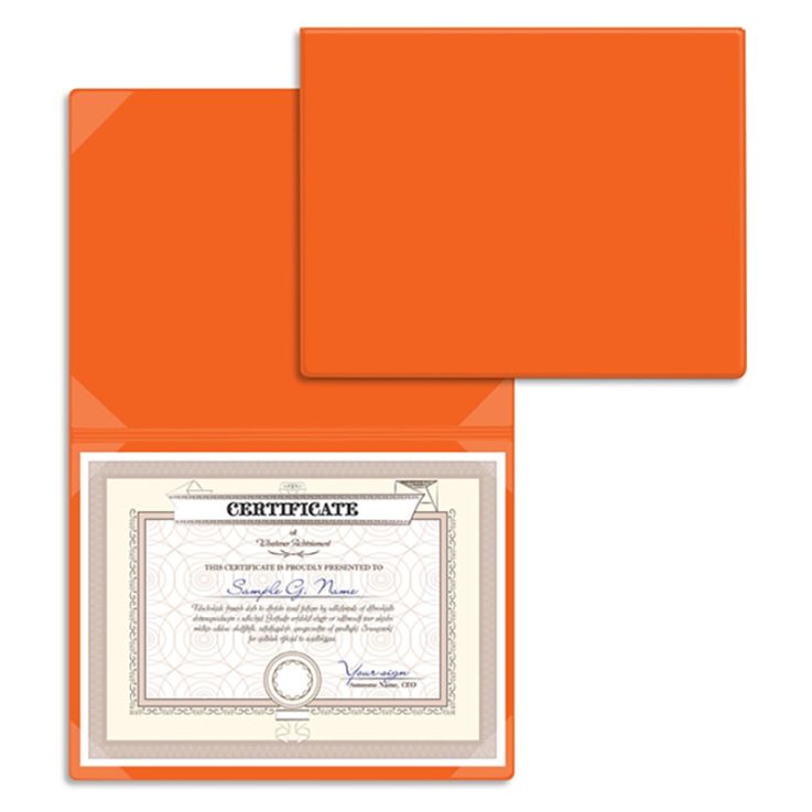 Orange - Diploma Holder