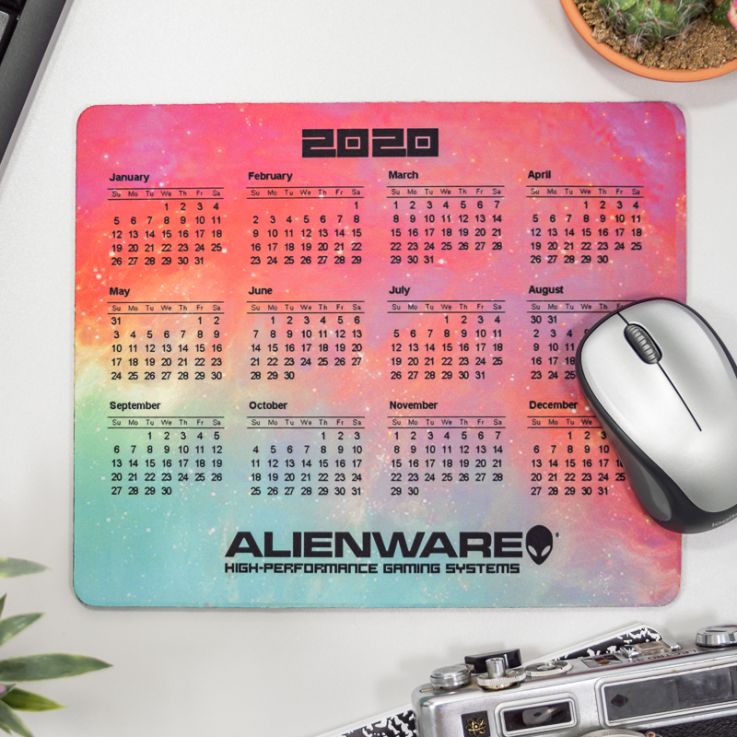 Full Color 2021 Calendar Rectangle Mouse Pads - Mouse Pad
