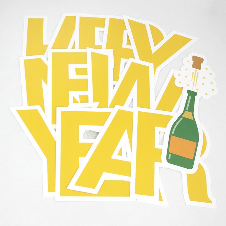 Pre-Packaged Happy New Year Yard Letters - New Year