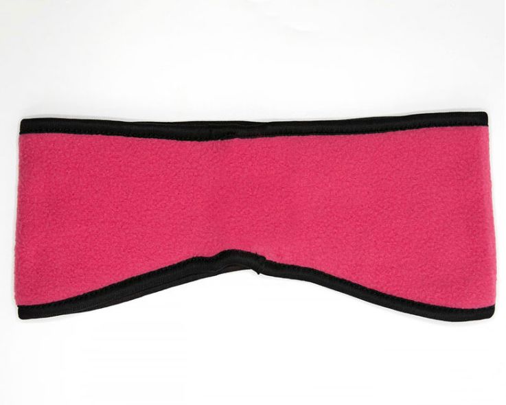 07_Custom Printed Fleece Ear Warmer Headbands_HotPinkBlank - Headbands
