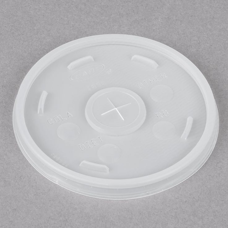 Straw Lid - Foam Cup
