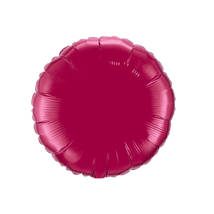 Burgundy Round - 18 Inch
