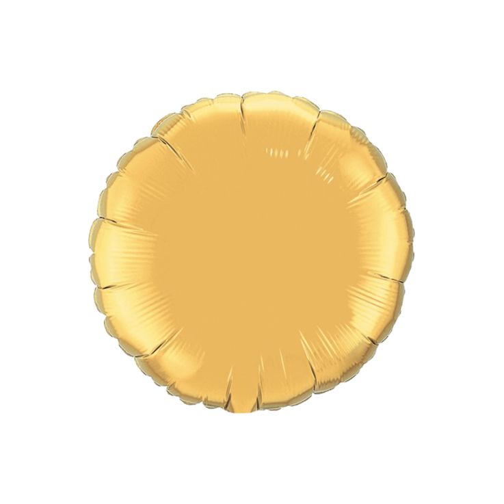 Metallic Gold Round - 18 Inch
