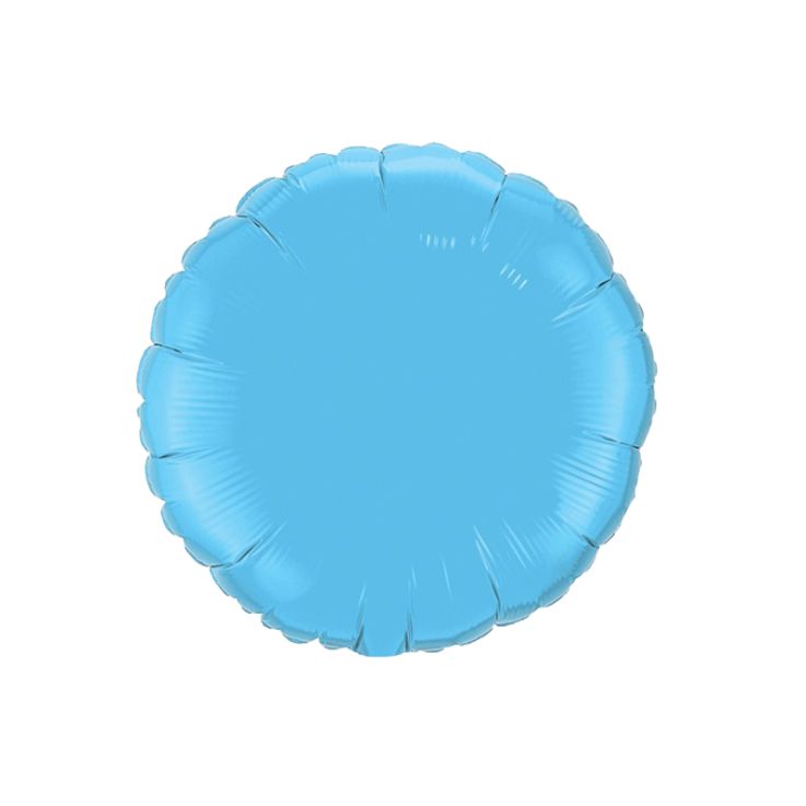 Pale Blue Round - Balloons