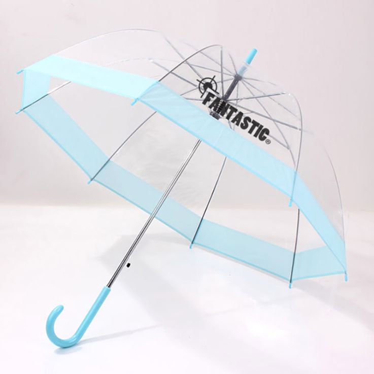 Printed Custom Clear Dome Umbrella - Umbrellas-general
