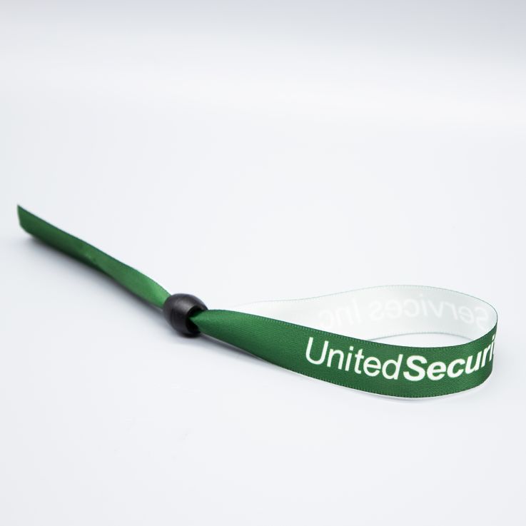 Plastic Sliding Locks for 5/8 Inch Satin Cloth Wristbands - Pack of 50pcs - DEMO - Cloth Wristband
