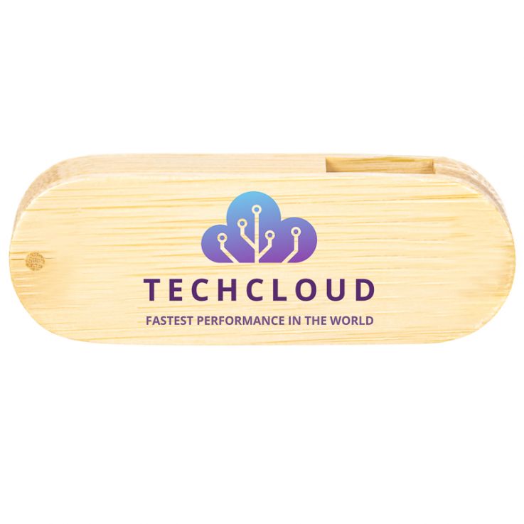 Custom Wood Swivel USB Flash Drives - Wood Swivel
