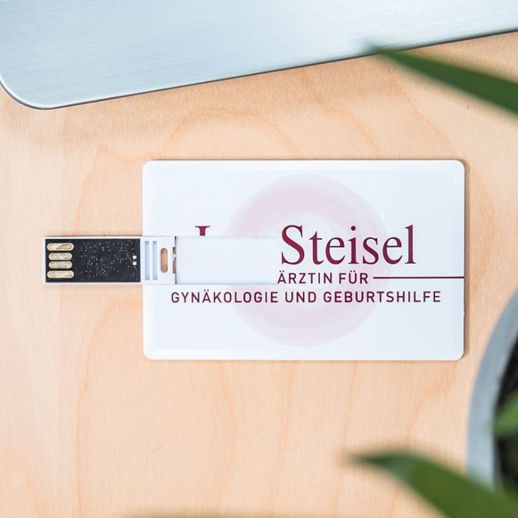 Custom Business Card Flip USB Flash Drives - Velocity