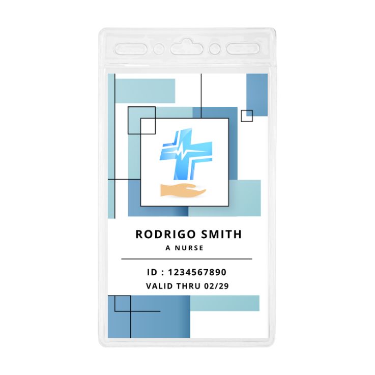 Plastic Badge Holders - 2.5 Inch x 4.5 Inch - 