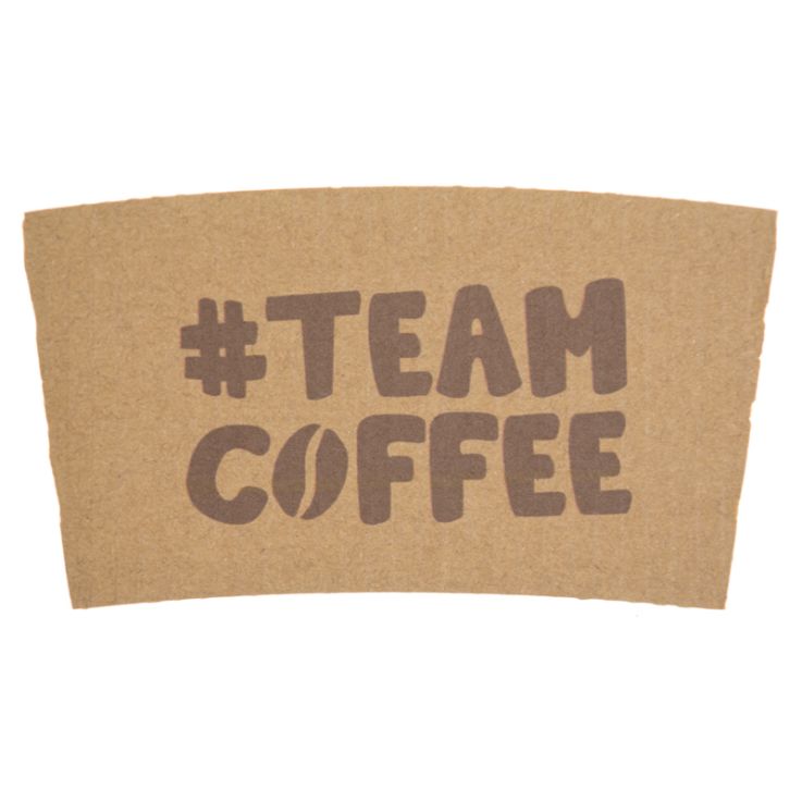 Custom Traditional Natural Kraft Cup Sleeves - Paper Cup Sleeves