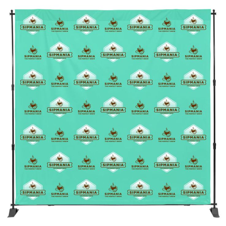 8ft x 8ft Step and Repeat Banner - Decorations