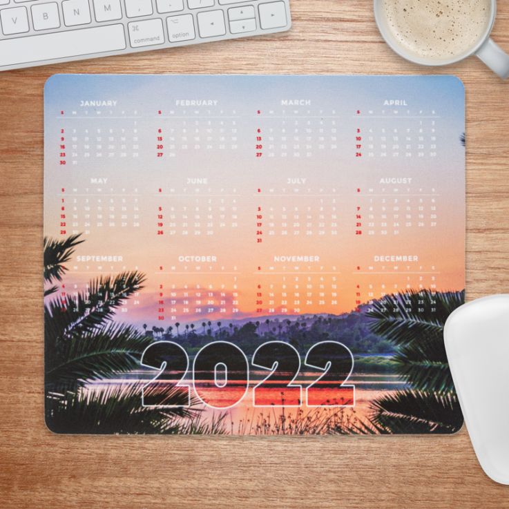 01Full Color 2022 Calendar Rectangle Mouse Pads - Mouse Pad