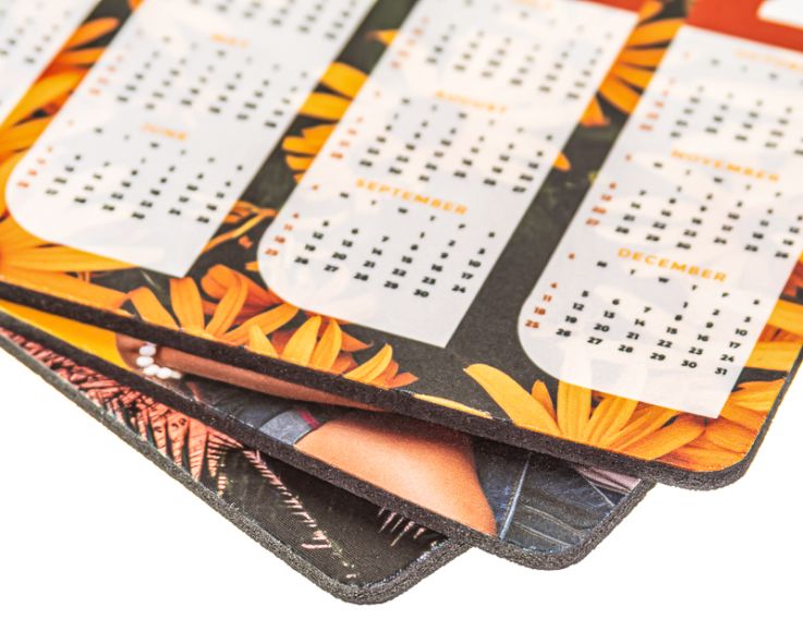 01Full Color 2022 Calendar Rectangle Mouse Pads - Details - Calendar Custom Made