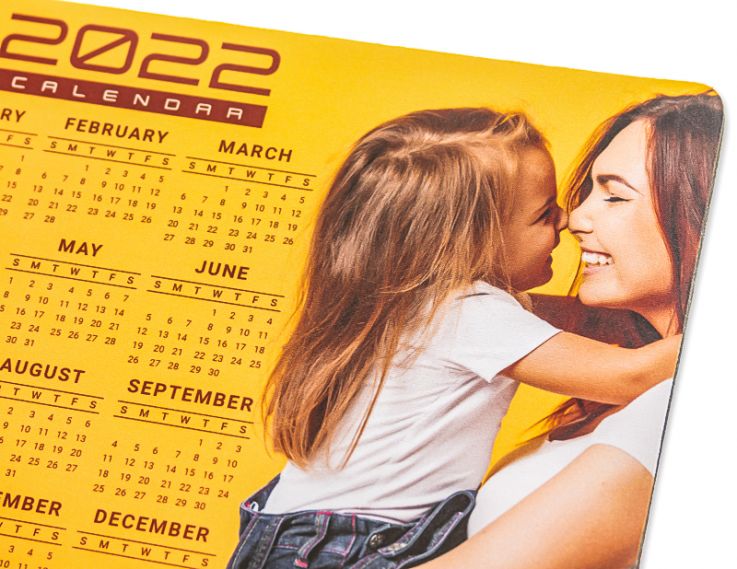 01Full Color 2022 Calendar Rectangle Mouse Pads - Details - Calendar