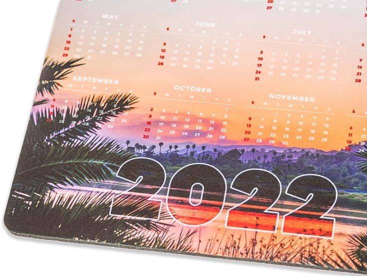 01Full Color 2022 Calendar Rectangle Mouse Pads - Details - Mouse Pad