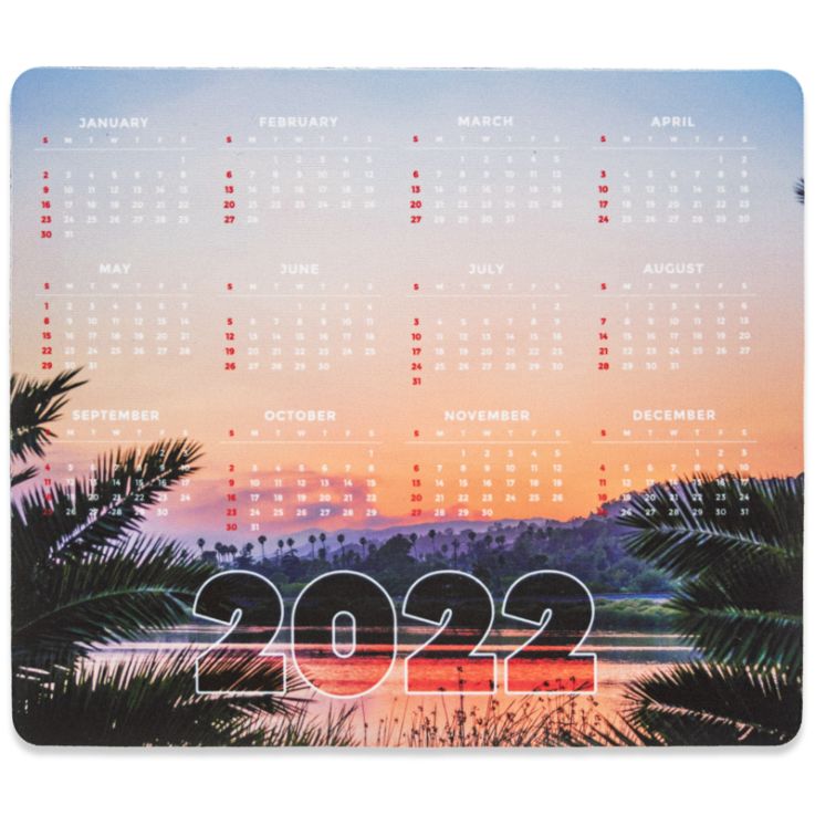 02Full Color 2022 Calendar Rectangle Mouse Pads - Mouse Pad