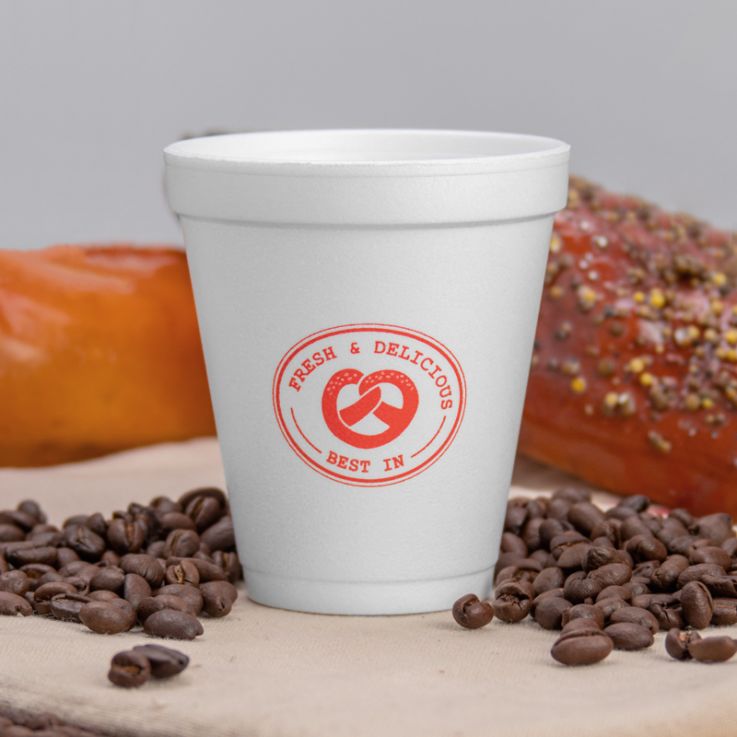 01Custom 8 Oz. Foam Cups - 8oz