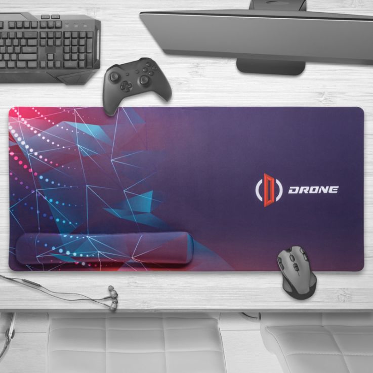 14.5 x 31.5 Inch Custom Gaming Mouse Pads With Foam Wrist Pad - Mouse Pads
