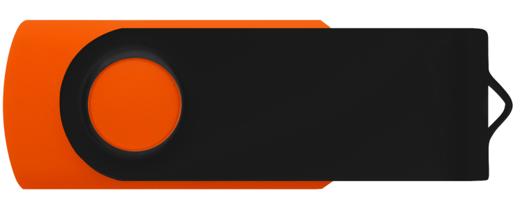 Orange 021 - Black - Flash Drive