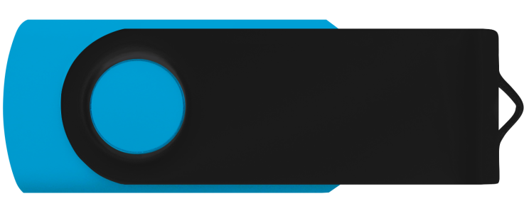 Light Blue 2995 - Black - Flash Drive
