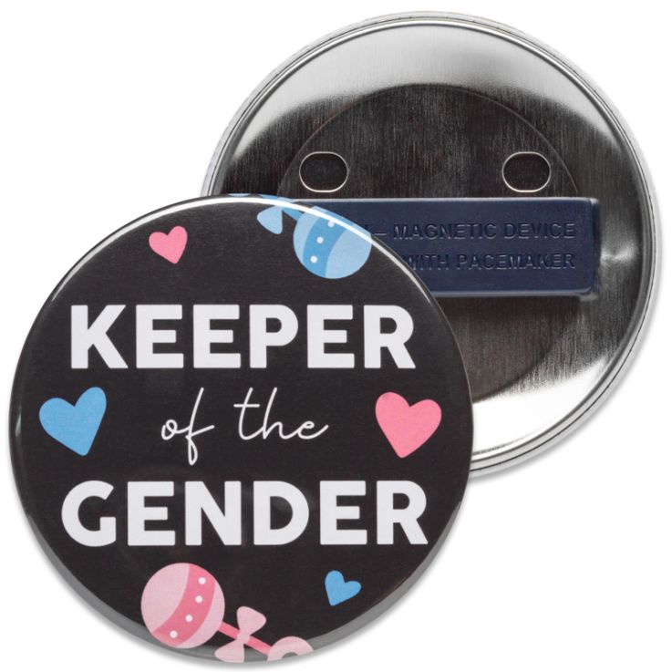 2.5 Inch Round Wearable Clothing Magnet Buttons - Magnet
