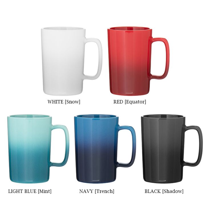 Custom 14 oz. Rush Mug - Product Color Reference - 