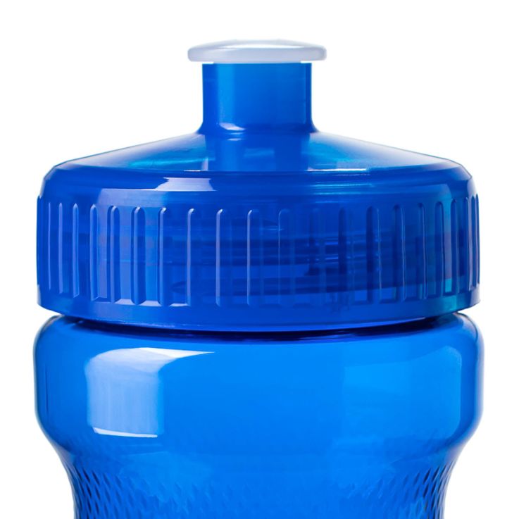 24 Oz Translucent Sports Water Bottles - Trans Blue - Bike Water