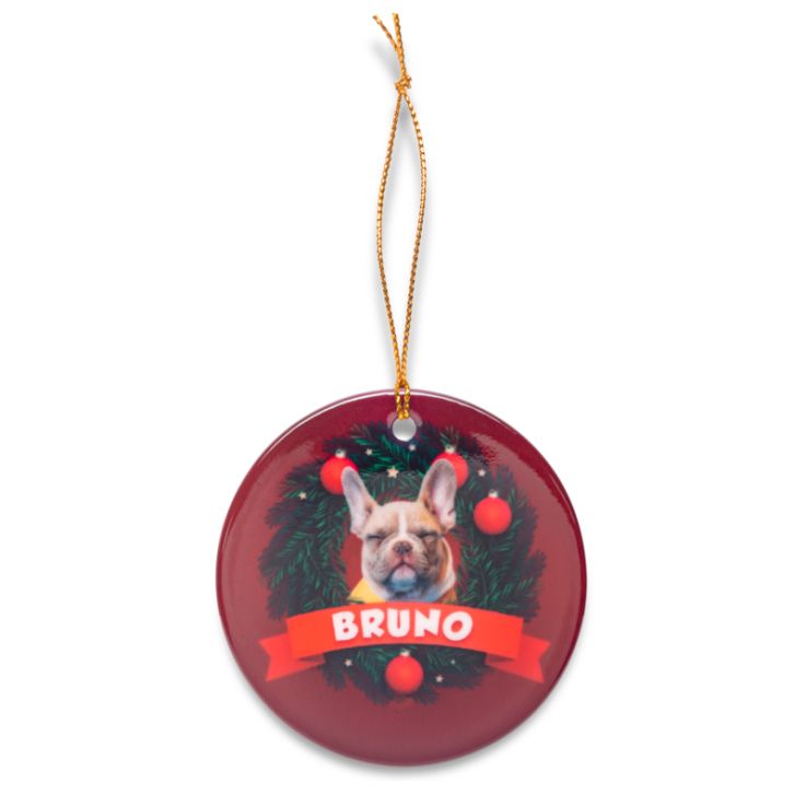 Full Color Ceramic Christmas Ornament - Christmas