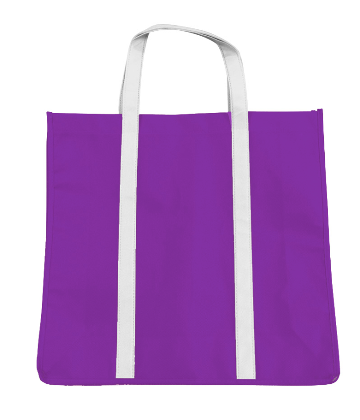 Purple - White - Bag
