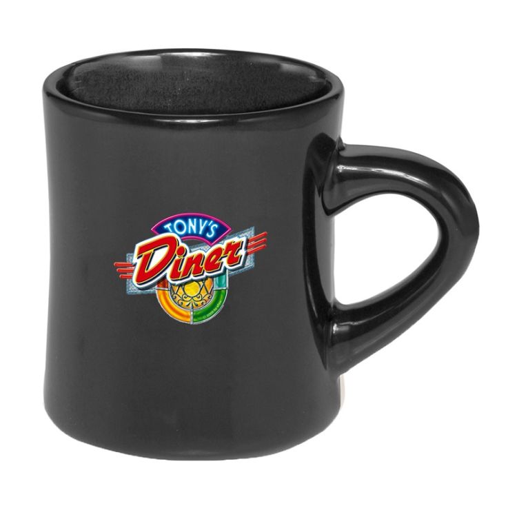 Full Color Black Diner Mug - Mugs