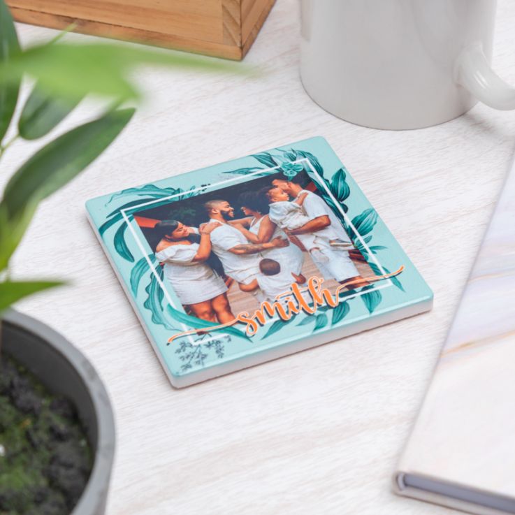 4 Inch Full Color Square Ceramic Coasters - 