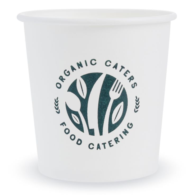 Custom 4 Oz. Paper Hot Cups - 
