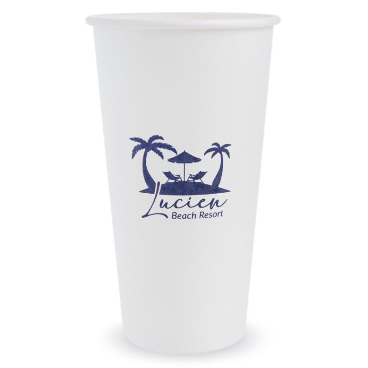 Custom 20 Oz. Paper Hot Cups - 