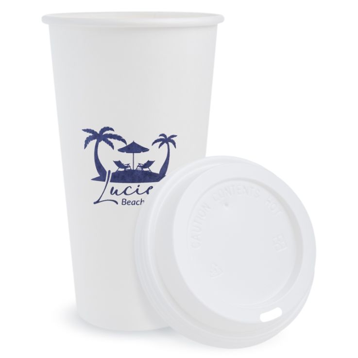 Custom 20 Oz. Paper Hot Cups - 